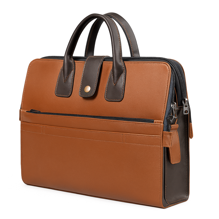 Pure Leather Office Bag for gadgets or documents - Image 3