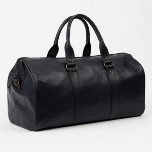 Leather Duffle Bag - Dark Colour