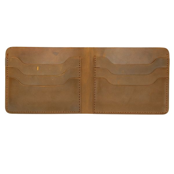 Raw Leather Bi-Fold Wallet – Crazy Horse Article