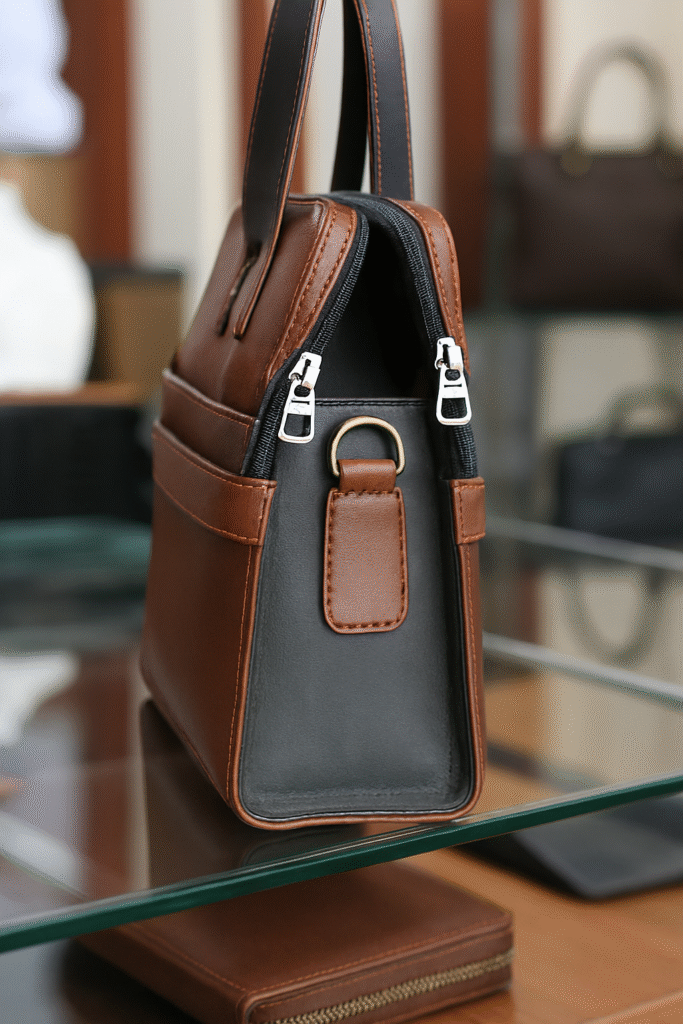 Pure Leather Office Bag for gadgets or documents - Image 2