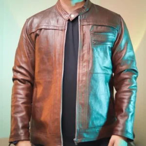 Terry Brown – Sheep Leather Jacket – Triple Stitched And Trendy
