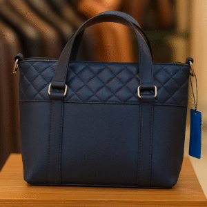 Classic Blue Handbag – Cow Hide