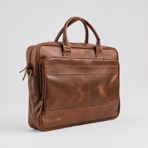 Everyday Companion Leather Laptop Bag-Tan B